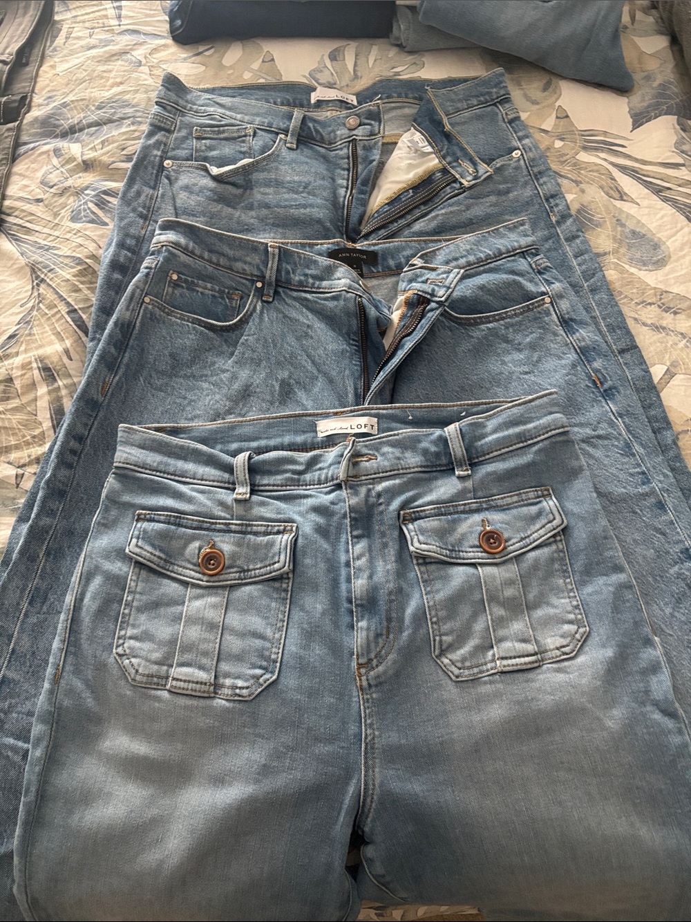 LOFT Light Blue Boyfriend Jeans